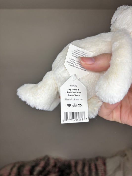Jellycat Blossom Cream Bunny ‘Berry’ Small