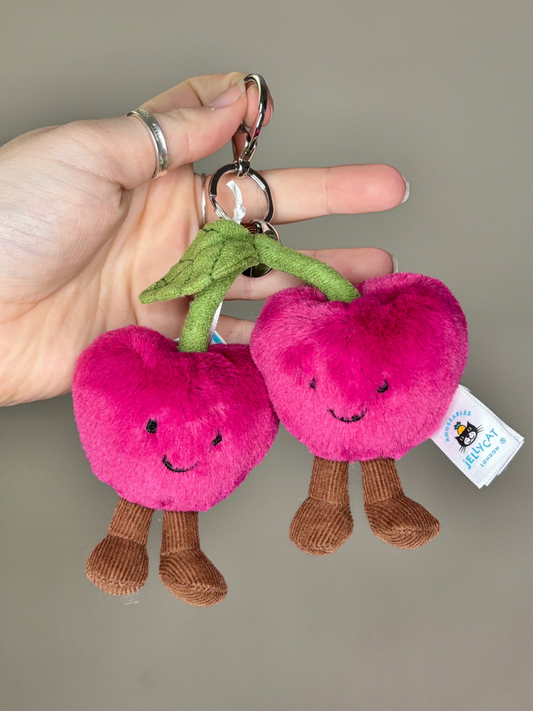 Amuseables Cherries Bag Charm
